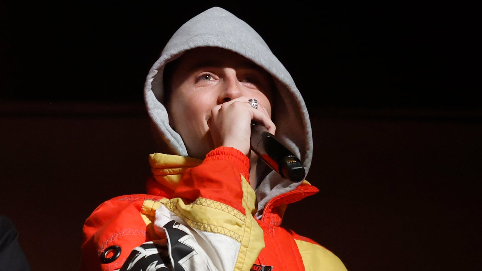 NEW YORK, NEW YORK - DECEMBER 18: Timothée Chalamet surprised guests at Airbnb’s latest Experience, The Marty Supreme Invitational, on December 18 in NYC. The underground table tennis tournament was held in celebration of A24’s highly anticipated film Marty Supreme. (Photo by Kevin Mazur/Getty Images for Airbnb)