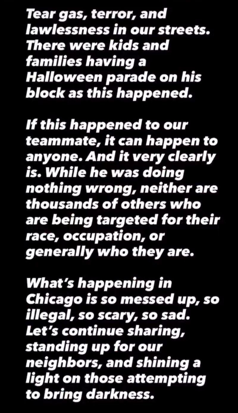 The Instagram video posted by DWRunning club about the incident.