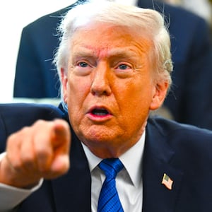 US President Donald Trump speaks before signing executive orders in the Oval Office in the White House in Washington, DC, on January 30, 2026.