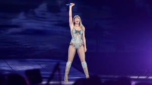 Taylor Swift performs as her record-breaking The Eras Tour comes to an end with the first of her three concerts in Vancouver, Canada 2024