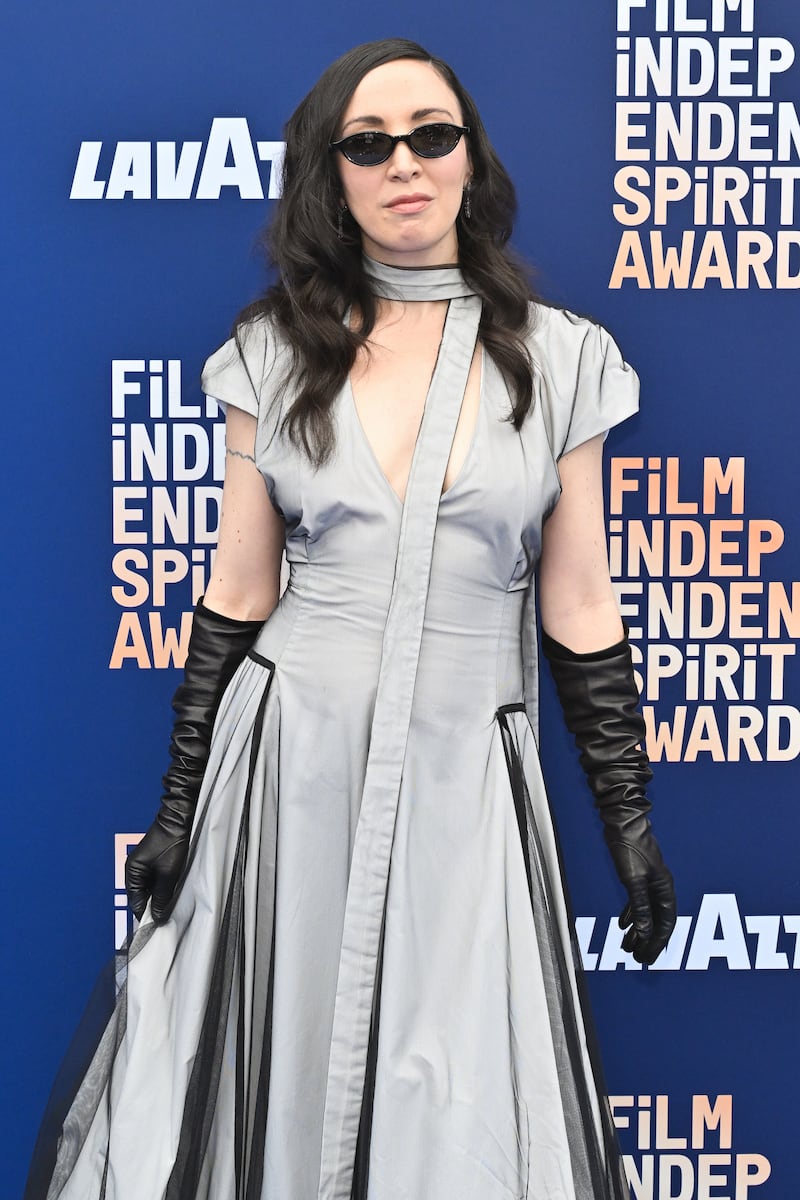 Mary Bronstein at the 2026 Film Independent Spirit Awards held at the Hollywood Palladium on February 15, 2026 in Los Angeles, California. (Photo by Earl Gibson III/Deadline via Getty Images)