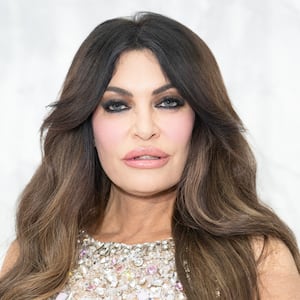 U.S. Ambassador to Greece Kimberly Guilfoyle attends the Celia Kritharioti Haute Couture Fall/Winter 2026-2027 show as part of Paris Fashion Week in Paris France 2026/07/09 (Photo by Laurent Hou / Hans Lucas / AFP via Getty Images)