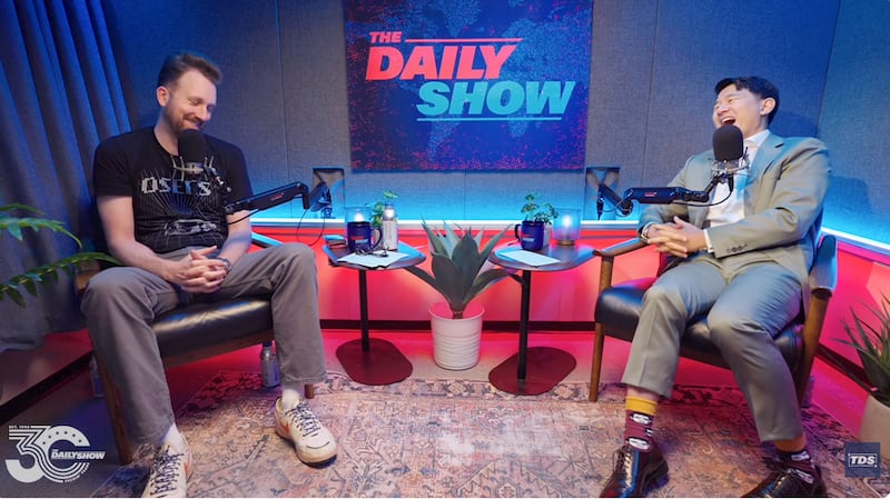 Jordan Klepper and Ronny Chieng