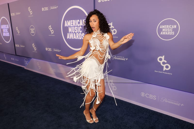 Eva Gutowski at The 52nd American Music Awards held at the MGM Grand Garden Arena on May 25, 2026 in Las Vegas, Nevada.