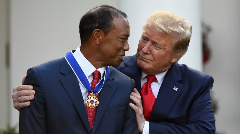 Tiger Woods, Donald Trump