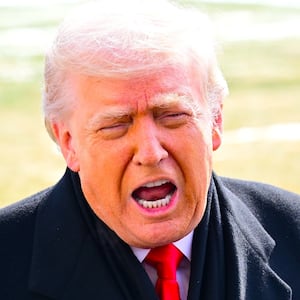 President Donald Trump speaks to reporters before departing the White House in Washington, United States, on January 27, 2026.