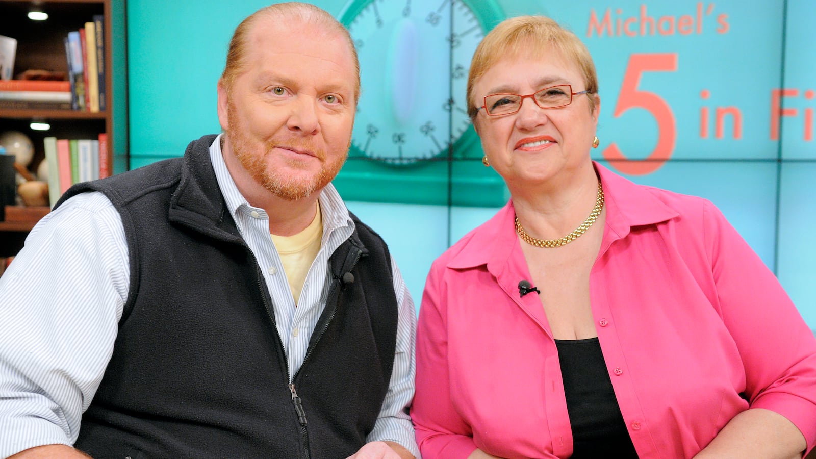 Mario Batali and Lidia Bastianich