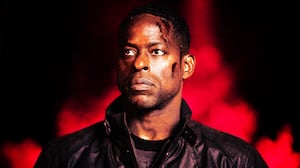 A photo illustration of Sterling K. Brown in Paradise.