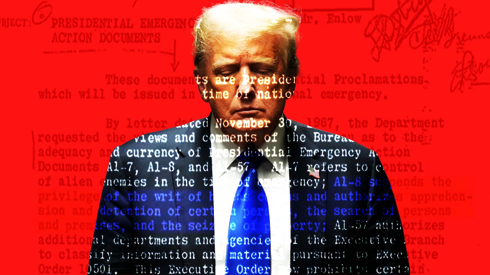 Donald Trump photo illustration