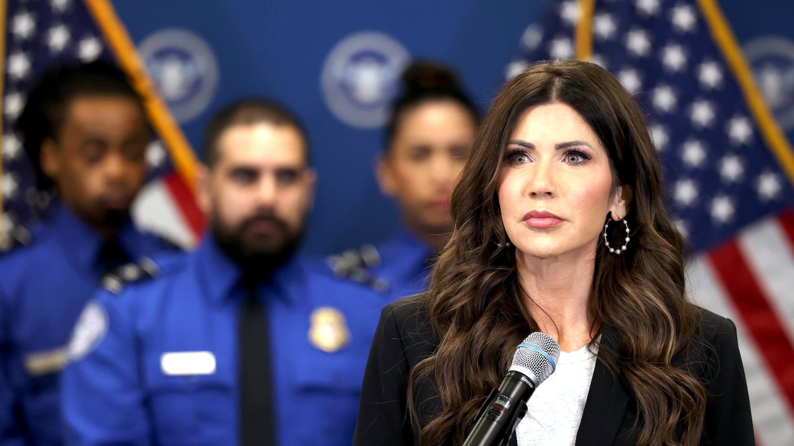 U.S. Secretary of Homeland Security Kristi Noem