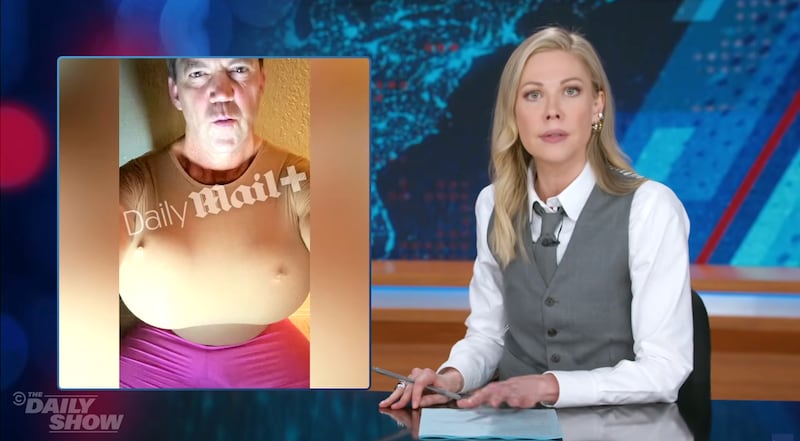 The Daily Show, Desi Lydic on Bryan Noem scandal.