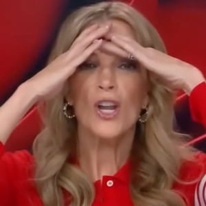 Megyn Kelly next to a sobbing Tony Dokoupil.