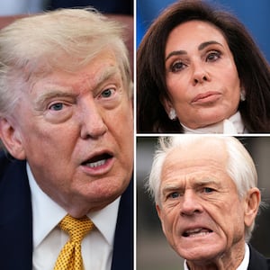 donald trump jeanine pirro peter navarro