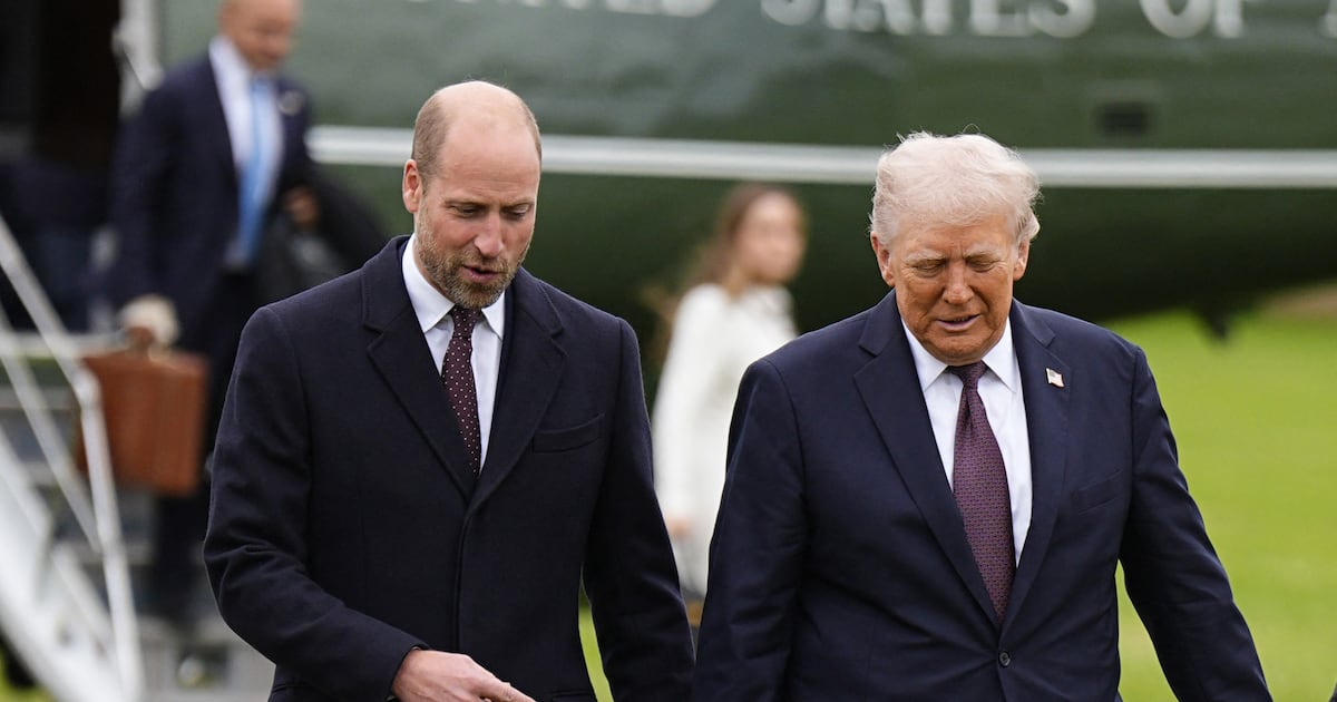 Donald Trump’s True Height Exposed as 6’3” Prince William Towers Over Him