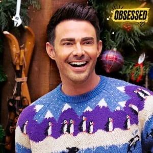 Jonathan Bennett in Finding Mr. Christmas.