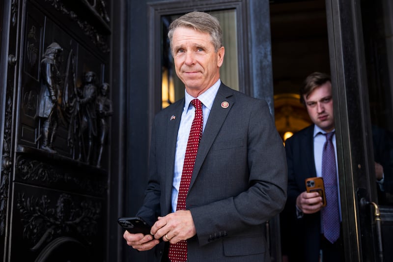 UNITED STATES - MARCH 30: Rep. Rob Wittman, R-Va., leaves the U.S. Capitol on Thursday, March 30, 2023. (Tom Williams/CQ-Roll Call, Inc via Getty Images)