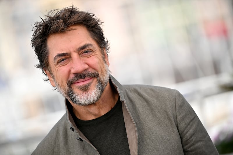 Javier Bardem poses during the "El Ser Querido" (The Beloved) photocall at the 79th annual Cannes Film Festival at Palais des Festivals on May 17, 2026 in Cannes, France.
