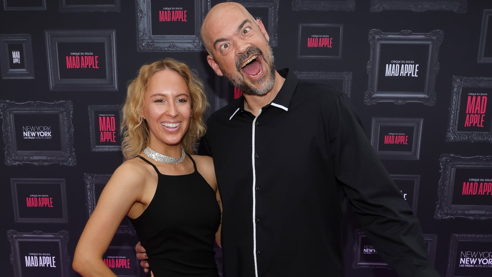 LAS VEGAS, NEVADA - MAY 26: Victoria Goodwin (L) and Aaron Goodwin from "Ghost Adventures" attend the premiere of "Mad Apple by Cirque du Soleil" at The Park on May 26, 2022 in Las Vegas, Nevada.
