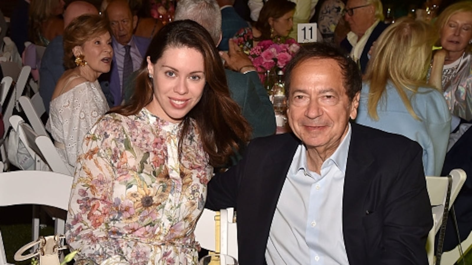 Alina De Almeida and John Paulson together at SummerFest 2024