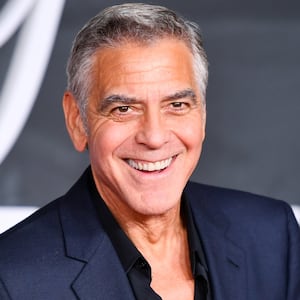 George Clooney at Netflix's "Jay Kelly" Los Angeles Premiere held at the Egyptian Theater on November 11, 2025 in Los Angeles, California.