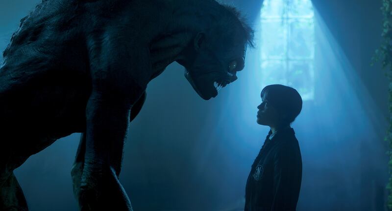 Jenna Ortega as Wednesday Addams.