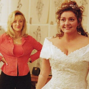 Aida Turturro and Edie Falco as Janice and Carmella Soprano, respectively.