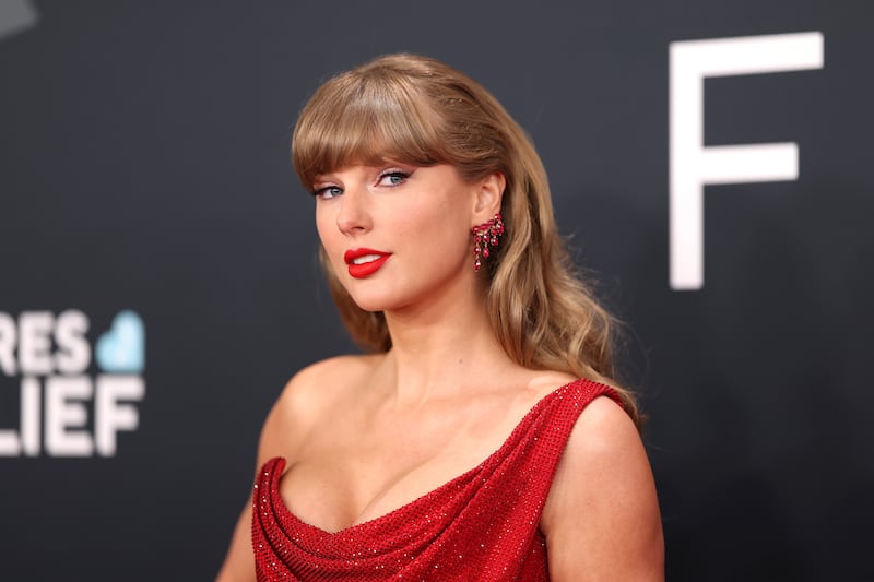 Taylor Swift attends the 67th Annual GRAMMY Awards on February 02, 2025