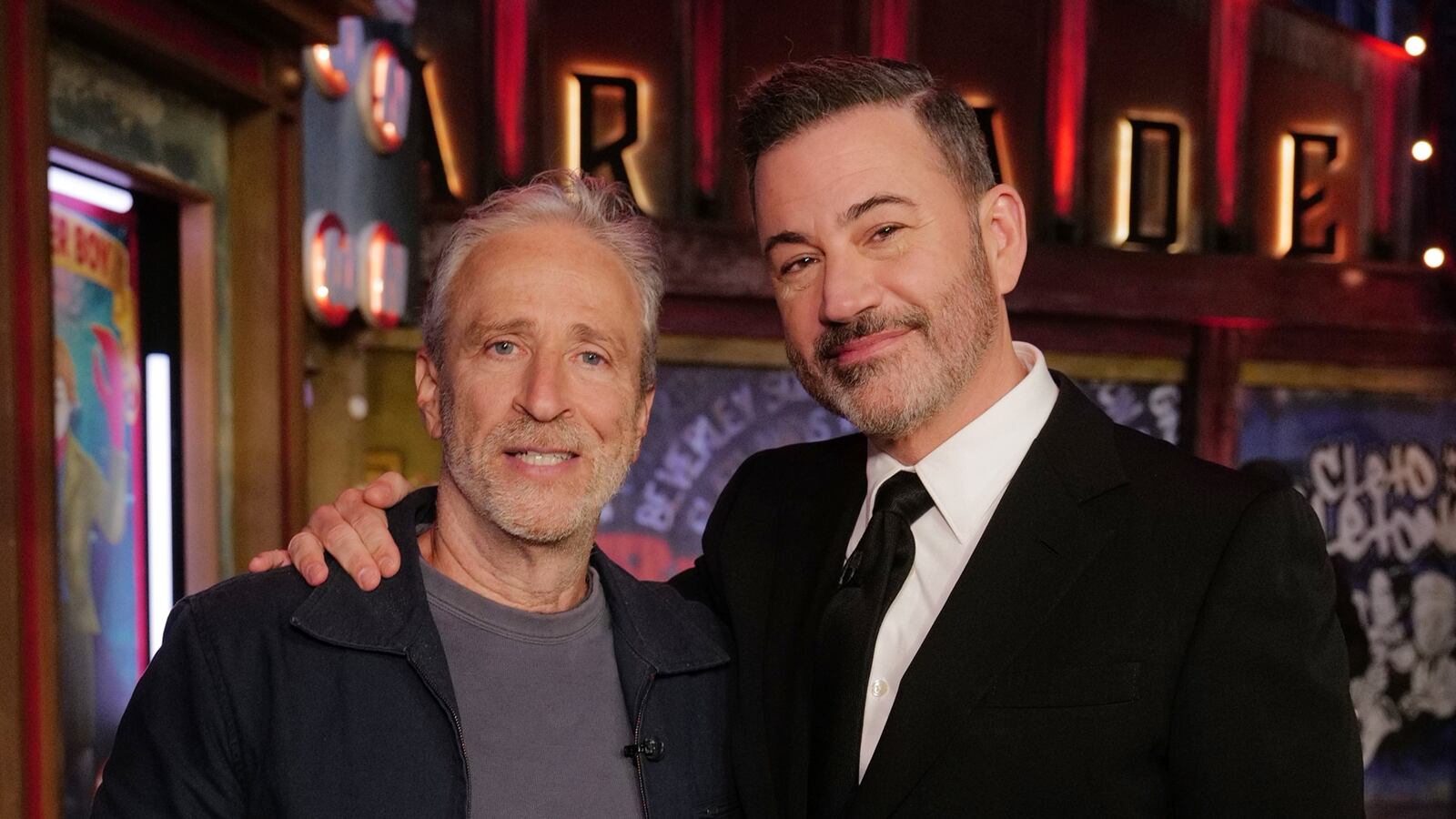 Jon Stewart, Jimmy Kimmel