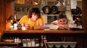 Dominic Sessa and Leo Woodall in 'Tony'