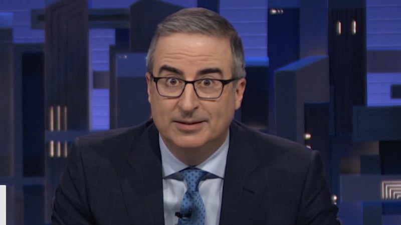 John Oliver talks CBS on Last Night Tonight.