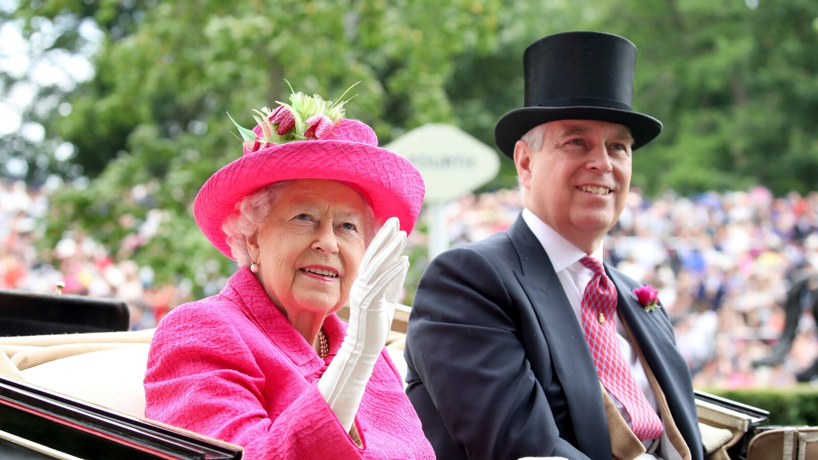 Queen Elizabeth II and Prince Andrew, 2017