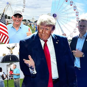 GOP members at Trump's state fair.