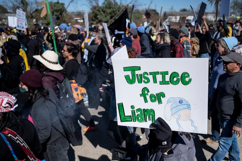 South Texas Family Residential Center on January 28, 2026 in Dilley, Texas