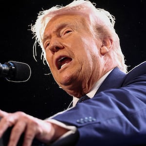 U.S. President Donald Trump delivers remarks to members of the Republican Party, at Trump National Doral Miami in Miami, Florida, U.S., March 9, 2026.