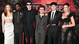 Sadie Sink, Caleb McLaughlin, Finn Wolfhard, Gaten Matarazzo, Noah Schnapp and Millie Bobby Brown