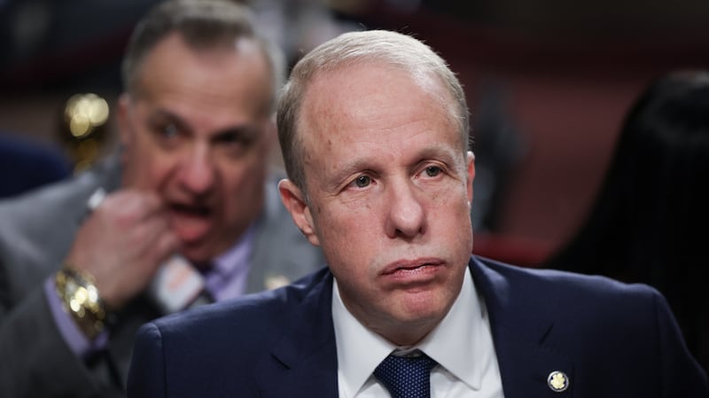 WASHINGTON, DC - FEBRUARY 25: Stephen Feinberg, U.S. President Donald Trump's nominee to be Deputy Secretary of Defense, testifies during his Senate Armed Services Committee confirmation hearing in the Dirksen Senate Office Building on February 25, 2025 in Washington, DC. Feinberg, businessman and CEO of Cerberus Capital Management, served as the head of President Trumps Intelligence Advisory Board in Trump’s first term. (Photo by Win McNamee/Getty Images)