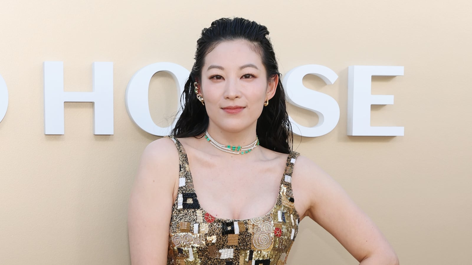 Arden Cho attends the 2026 Gold Gala at The Music Center on May 09, 2026 in Los Angeles, California.