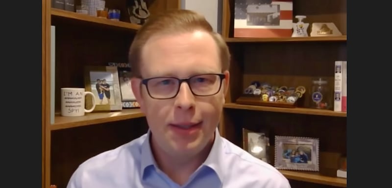 Former FBI analyst John Sullivan speaks on Brian Tyler Cohen's podcast in 2025.