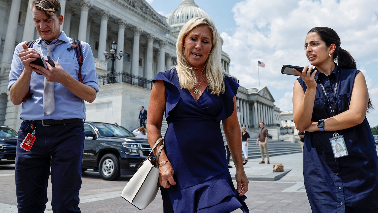 Marjorie Taylor Greene is facing an ethics complaint from Hunter Biden's lawyers after showing sexually explicit photos of him on the House floor.