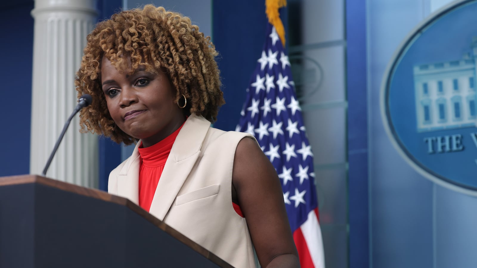 White House Press Secretary Karine Jean-Pierre