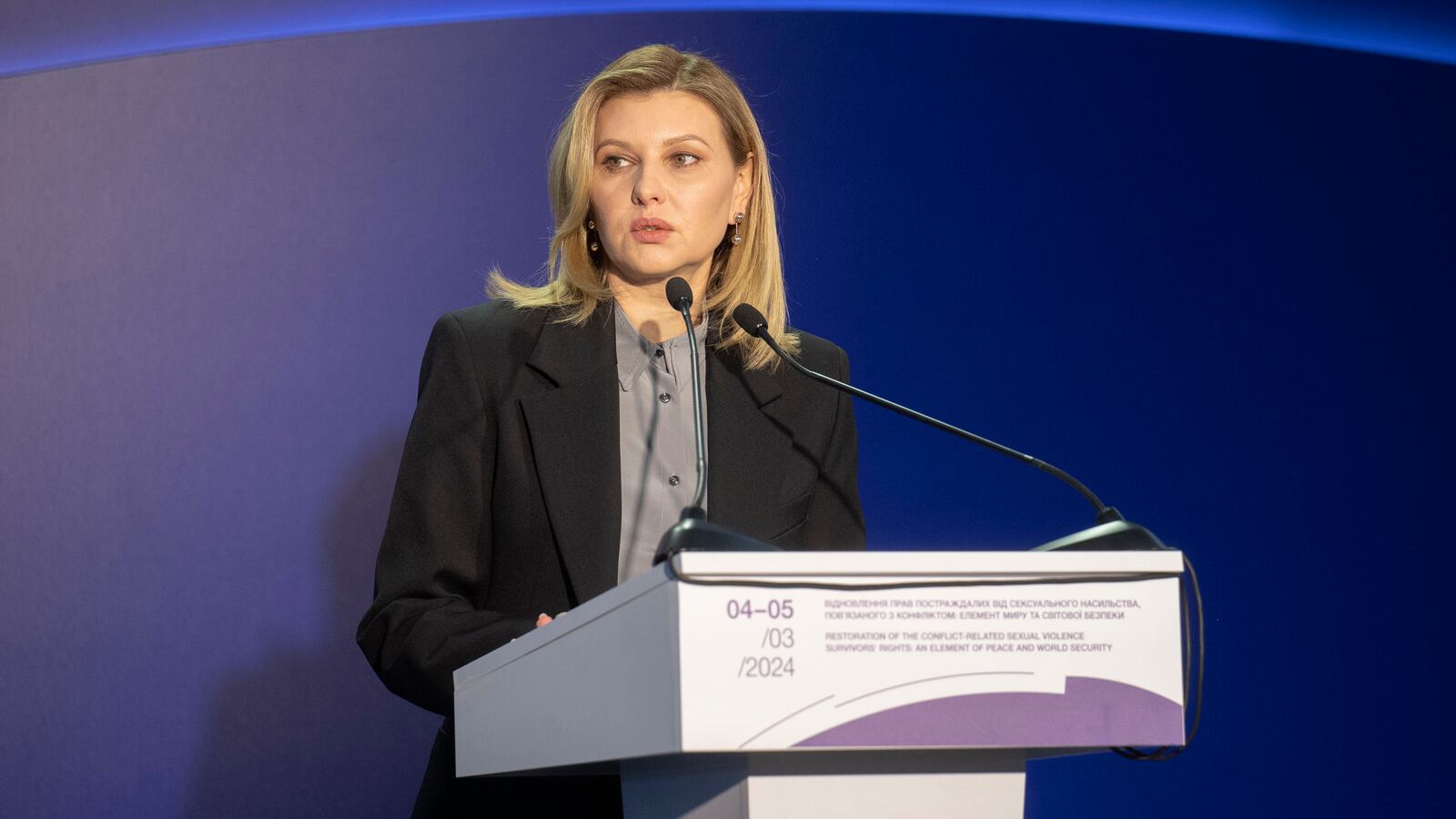 Olena Zelenska, first lady of Ukraine.