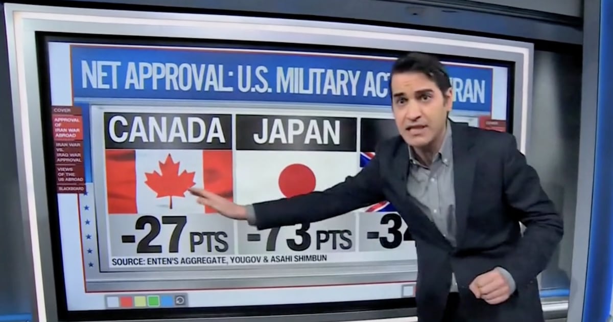 CNN Data Guru Blown Away by Scathing Polling on Trump’s War