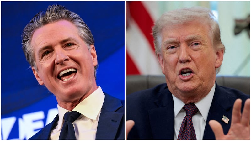Newsom, Trump