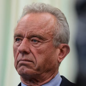 Secretary of Health and Human Services (HHS) Robert F. Kennedy Jr., during a U.S. President Donald Trump's event to sign an executive order regarding vaccine flexibility, in the Oval Office at the White House in Washington, D.C., U.S., August 10, 2026. REUTERS/Kylie Cooper