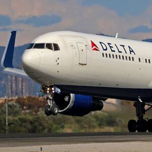 A Delta Air Lines Boeing 767 engine caught on fire soon after taking off from LAX.