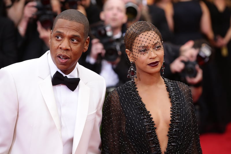 Jay-Z (left) and Beyoncé (right)