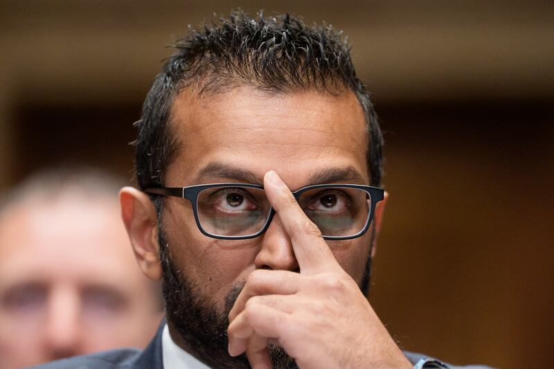 WASHINGTON, DC - MAY 8: Federal Bureau of Investigation Director Kash Patel appears for a Senate Appropriations Committee hearing in the Dirksen Senate Office Building on Capitol Hill on May 8, 2025 in Washington, DC. Patel testified before the Commerce, Justice, Science, and Related Agencies Subcommittee about the FBI's FY2026 budget request. (Photo by Andrew Harnik/Getty Images)