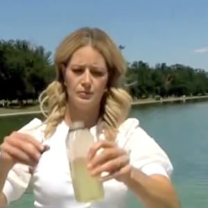 CNN's Sunlen Serfaty by the Lincoln Memorial Reflecting Pool.