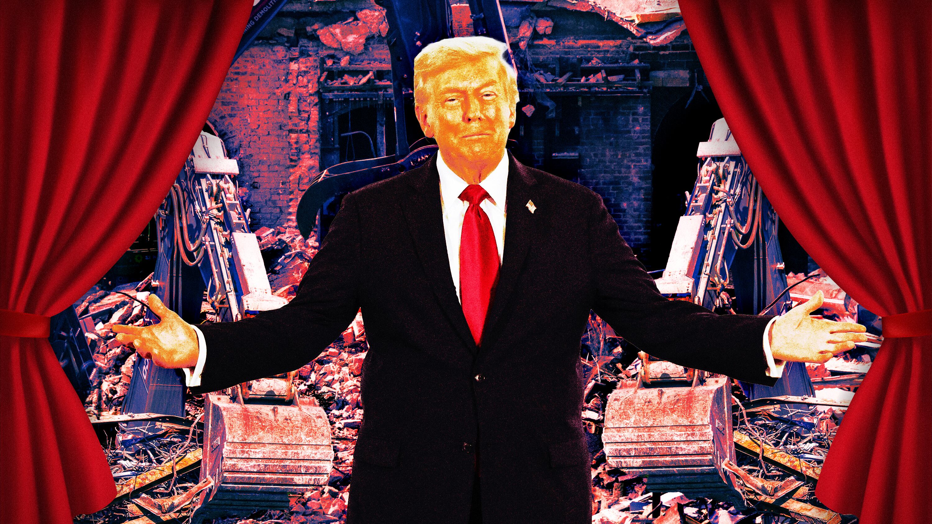 These Are The East Wing Teardown Pictures Trump Wanted Kept Secret