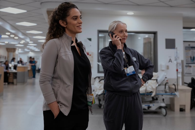 Sepideh Mofai and Katherine LaNasa.